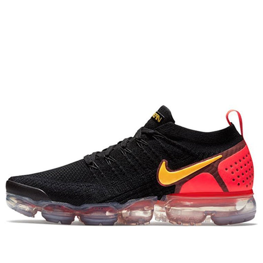 Nike Air VaporMax Flyknit 2 Black Laser Orange 942842-005