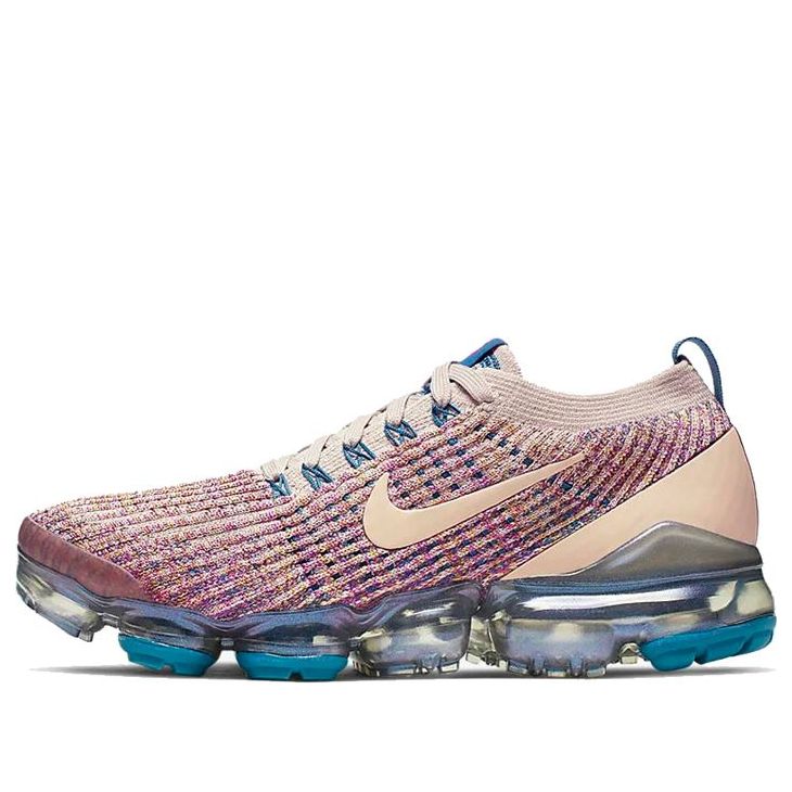 Womens Air VaporMax Flyknit 3 'Multi-Color' Desert Sand/Vivid Purple/Green Abyss/Desert Sand AJ6910-007