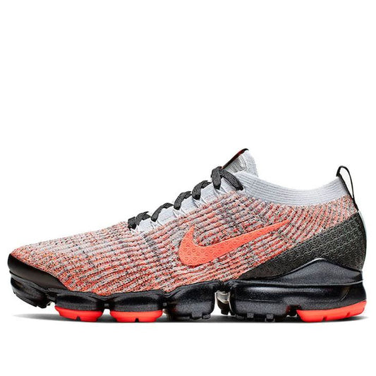 Nike Air VaporMax Flyknit 3 'Hyper Crimson' Bright Mango/Pure Platinum-Black-White-Metallic Silver AJ6900-800