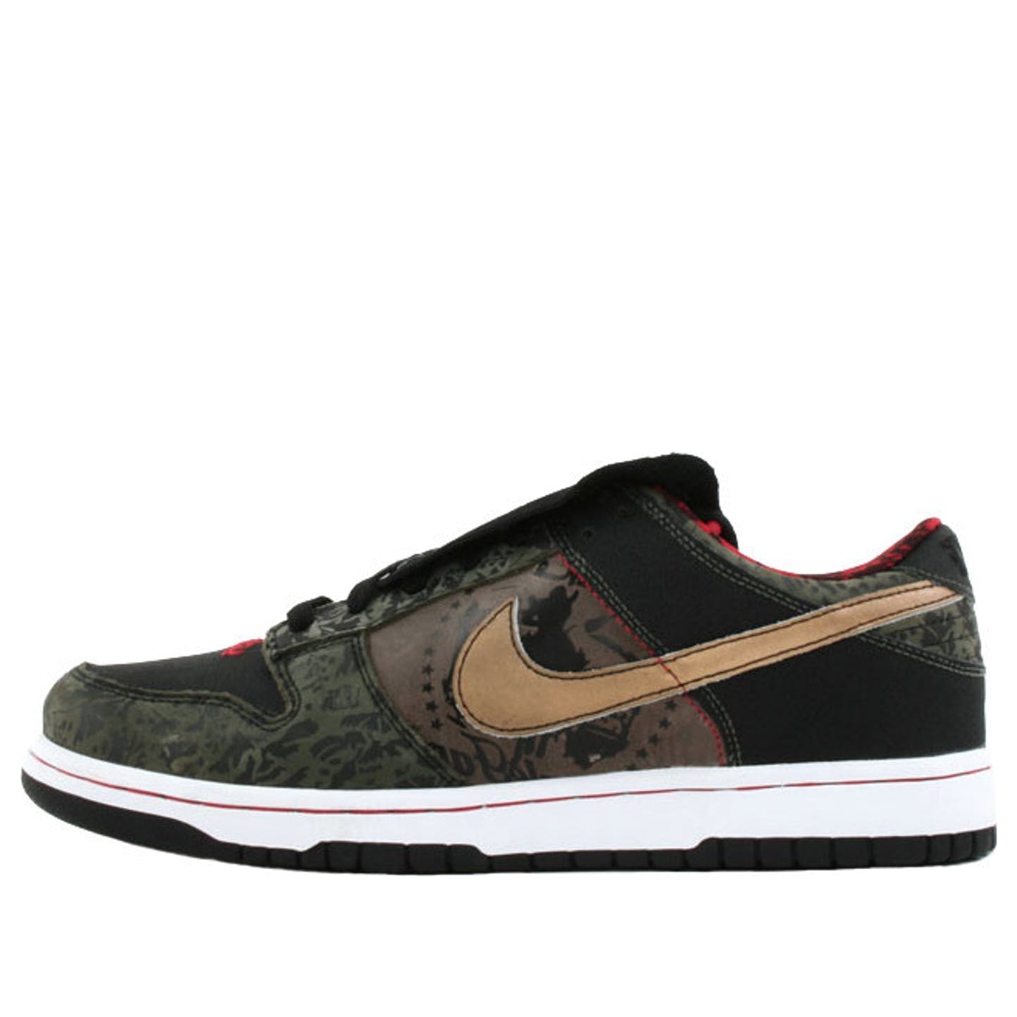 Nike Dunk Low Premium SB Skateboard 'SBTG' Sable Green/Metallic Gold 313170-201