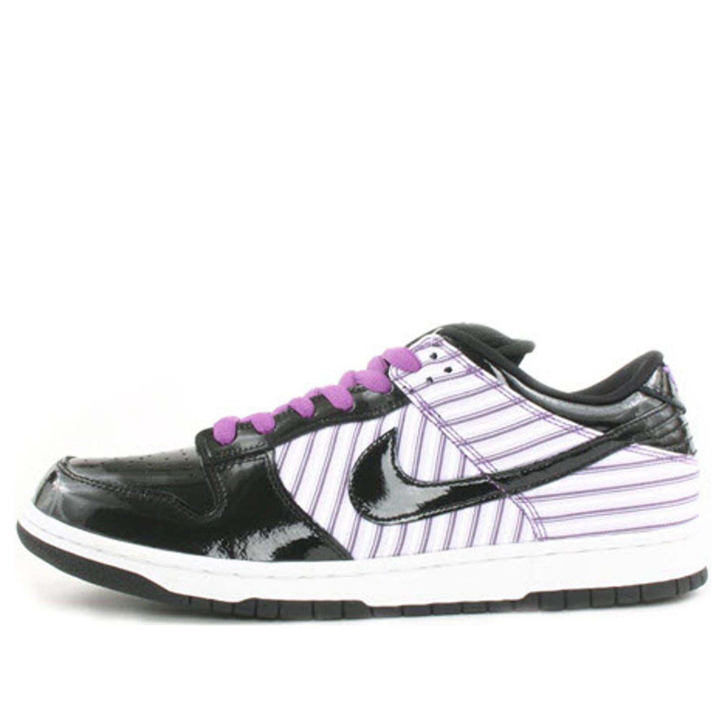 Nike Dunk Low Pro SB Skateboard PL 'Purple Avenger' White/Black-Hyacinth 312710-101