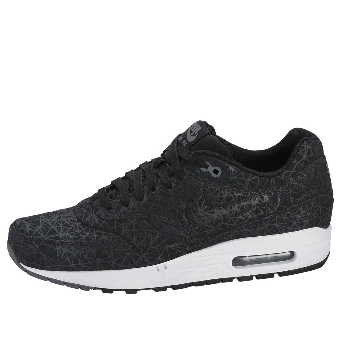 Nike Air Max 1 Prm 'Geometric' Black/Black/Dark Grey/White 512033-005