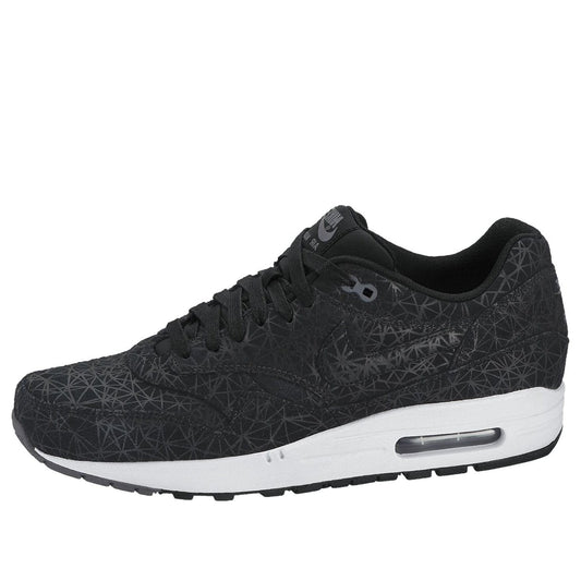 Nike Air Max 1 Prm 'Geometric' Black/Black/Dark Grey/White 512033-005