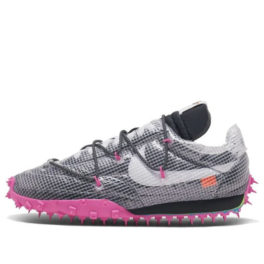Nike Womens WMNS Waffle Racer SP Off-White - Black Fuchsia CD8180-001