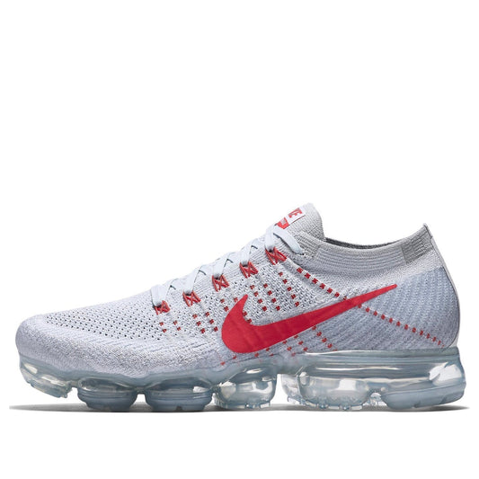 Nike Air VaporMax 'OG' Pure Platinum/University Red-Wolf Grey 849558-006