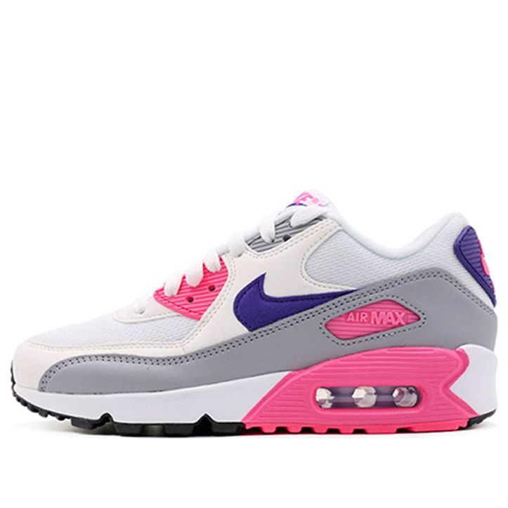 Nike Womens Air Max 90 White Court Purple 325213-136