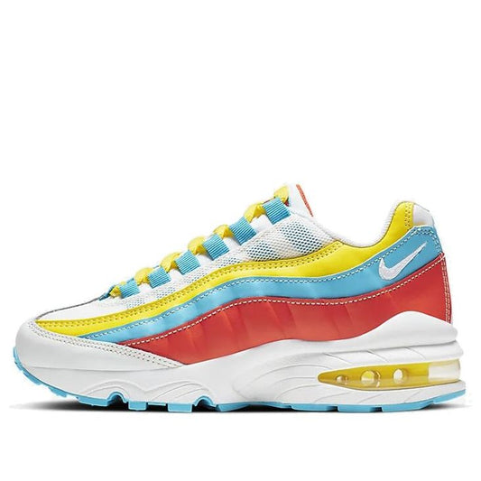 Nike Air Max 95 GS White Blue Fury Opti Yellow CK0055-400