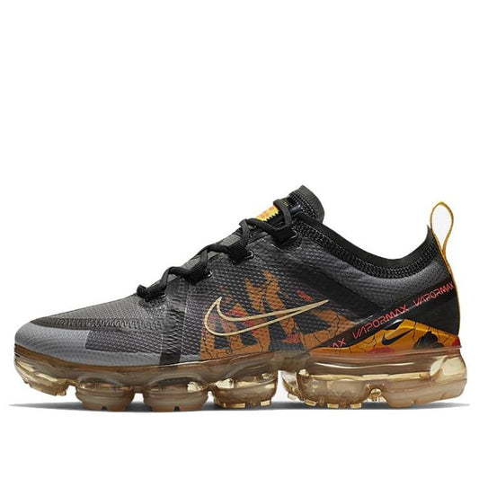 Nike Womens Air VaporMax 2019 SE 'Floral' Black/Bright Crimson-University Gold CD7094-002