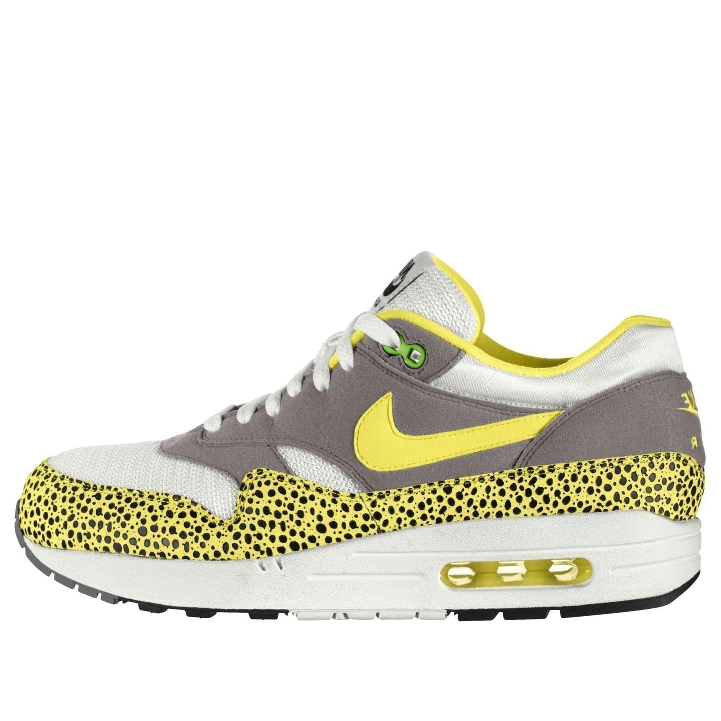Nike Air Max 1 QS 'Safari Pack - Voltage Yellow' White/Voltage Yellow/Metallic Pewter 308866-171