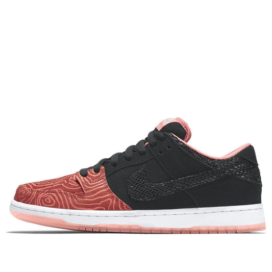Nike Premier x Dunk Low Pro SB Skateboard 'Fish Ladder' atomic pink /black white 313170-603