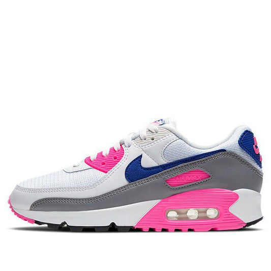 Womens Air Max 90 'Pink Concord' White/Vast Grey/Concord/Pink Blast CT1887-100