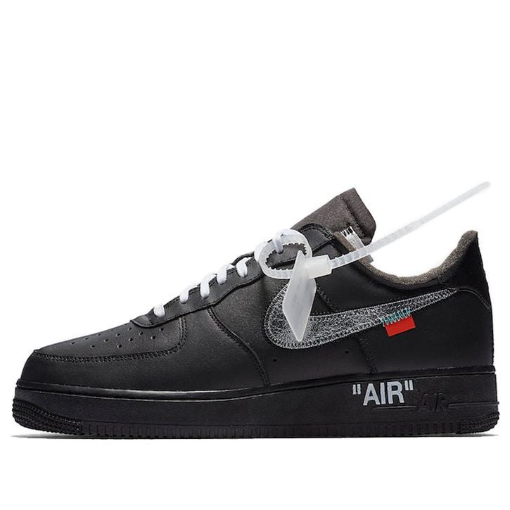 Nike OFF-WHITE x Air Force 1 Low '07 'MoMA' Black/Metallic Silver-Black AV5210-001