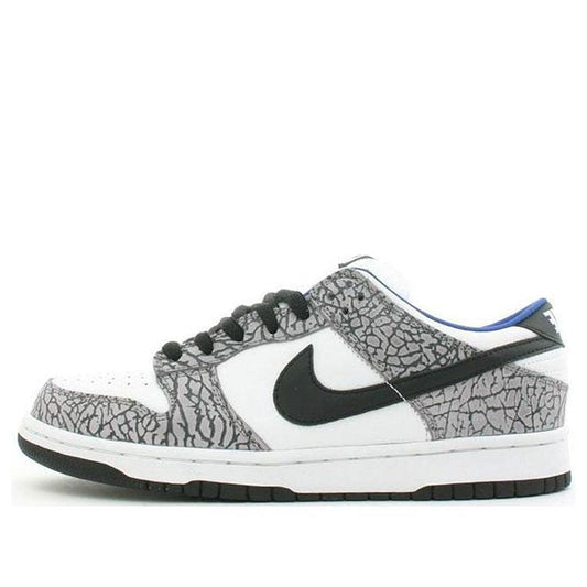 Nike Supreme x Dunk Low Pro SB Skateboard 'White Cement' White/Black-Cement Grey 304292-001