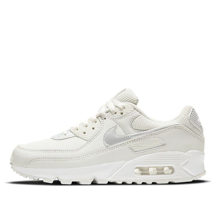 Nike Womens Air Max 90 'Swoosh Chain' Summit White/Dark Beetroot/White/Summit White DC1161-100