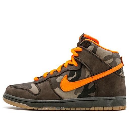 Nike Dunk High Pro SB Skateboard 'Brian Anderson' Sable Green/Safety Orange 305050-281