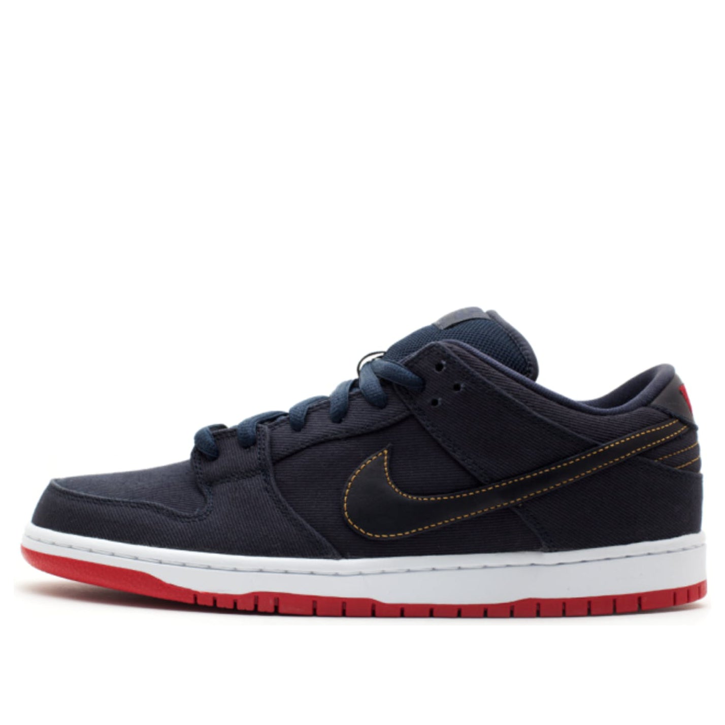 Nike Dunk Low Pro SB Skateboard QS 'Levi's' Drk Obsdn-Drk Obsdn-Drk Gld Lf 573901-447