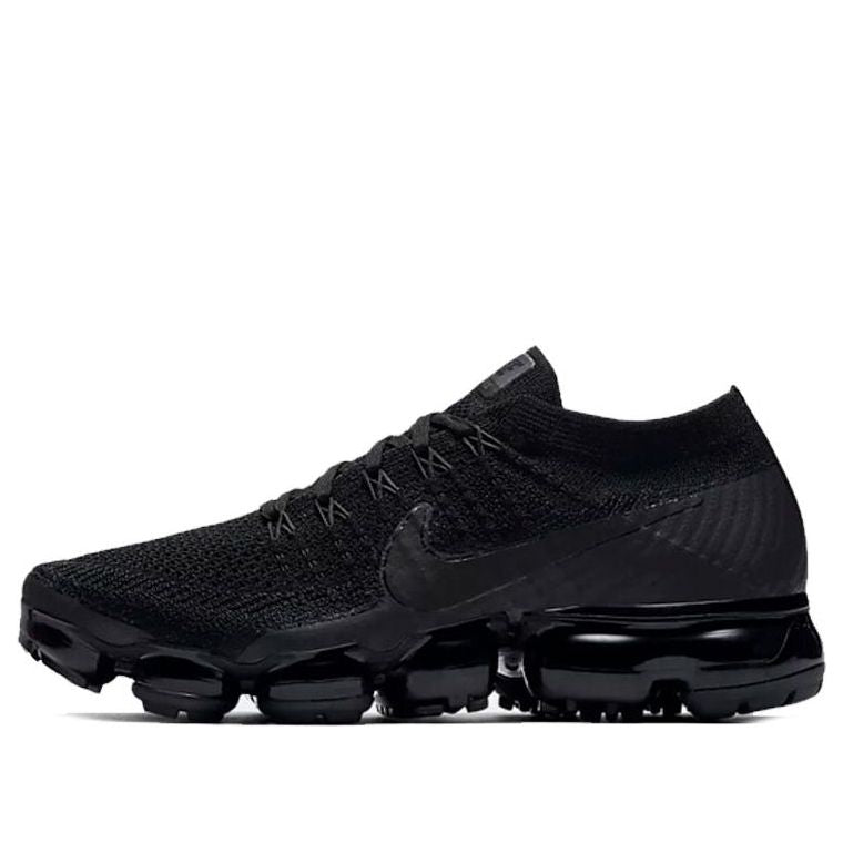 Nike Womens Air Vapormax Flyknit Triple Black 2.0 849557-011