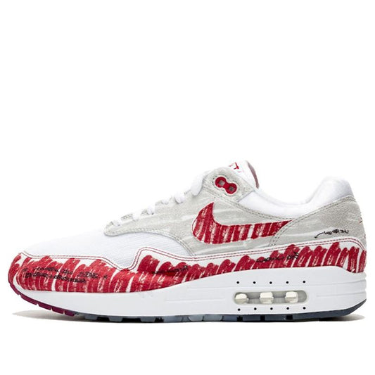 Nike Air Max 1 Tinker Sketch To Shelf - White Red CJ4286-101