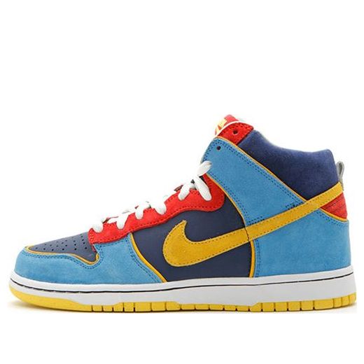 Nike Dunk High Pro SB Skateboard 'Mr. Pacman' Blue Frost/Midwest Gold 305050-471