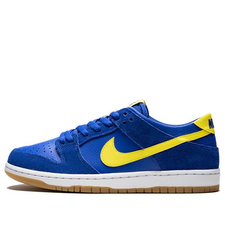 Nike Zoom Dunk Low Pro SB Skateboard 'Boca Juniors' Varsity Royal/Lightning-Gum Light Brown 854866-471
