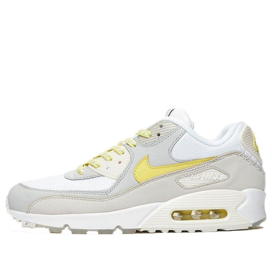 Nike Air Max 90 PRM 'Side A' White/Lemon Frost-Light Bone CI6394-100