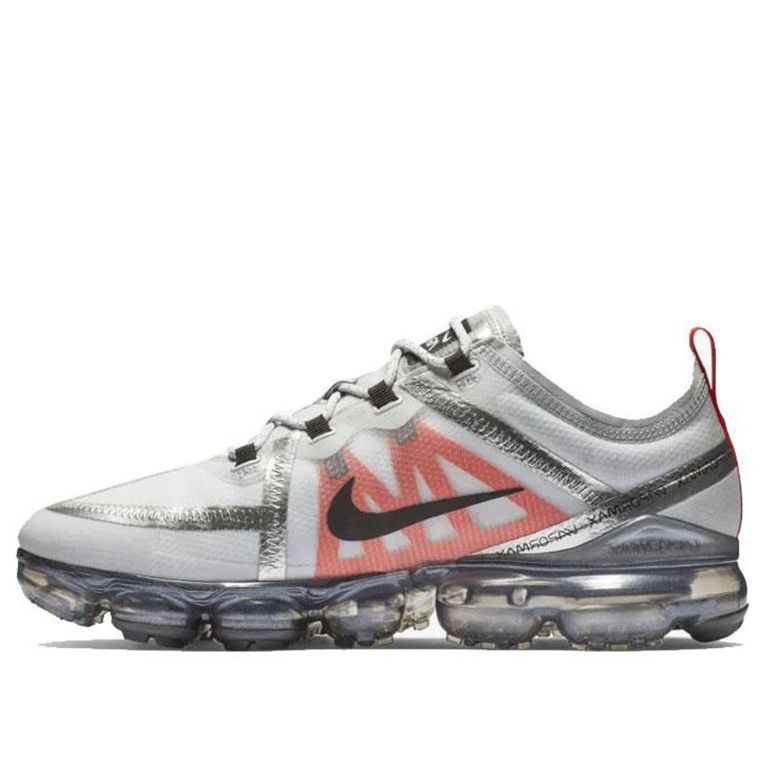 Nike Air VaporMax 2019 'Platinum Orange' Pure Platinum/White-Team Orange-Black AR6631-003