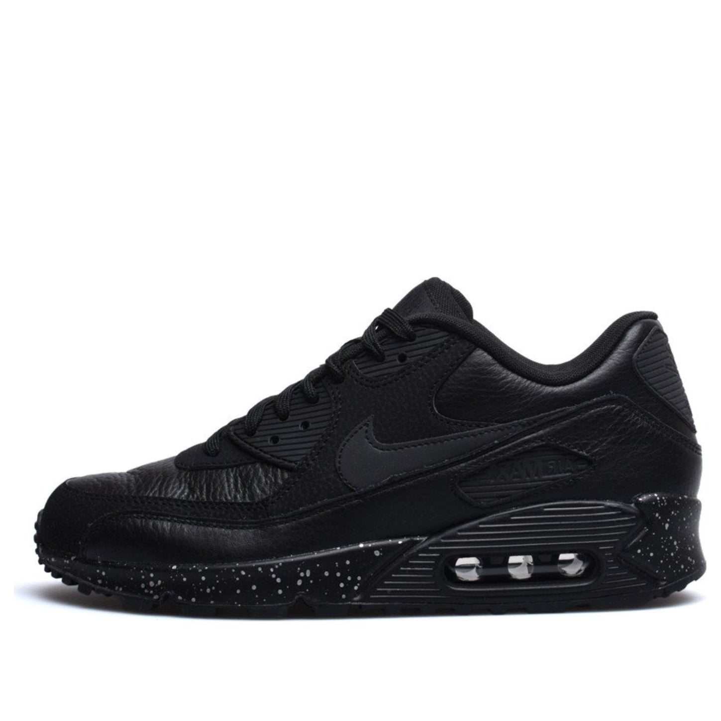 Nike Air Max 90 Premium Black/Black-Black-Metallic Silver 333888-034