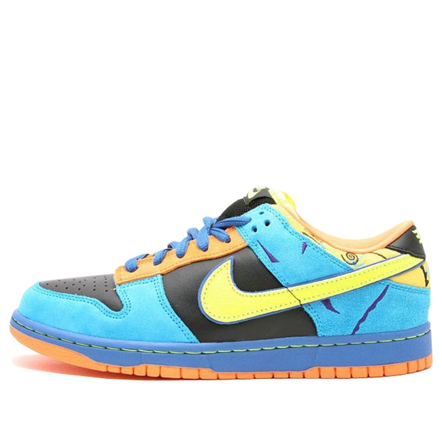 Nike Dunk Low Pro SB Skateboard 'Skate Or Die' Black/Neon Yellow 304292-073