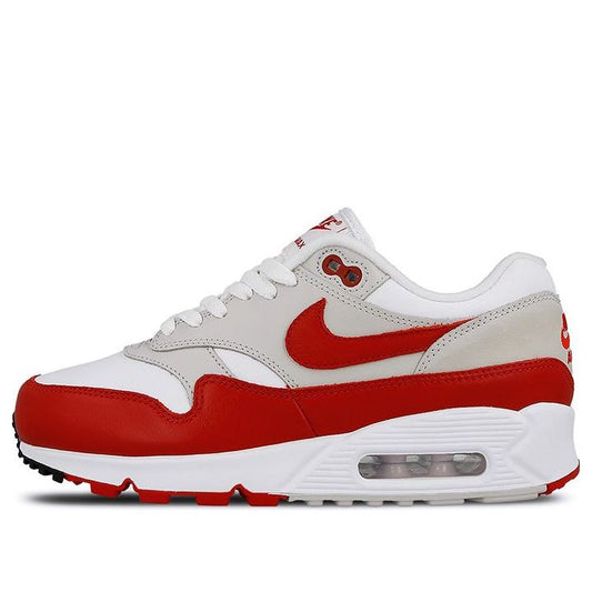 Nike Womens Air Max 90-1 White University Red AQ1273-100