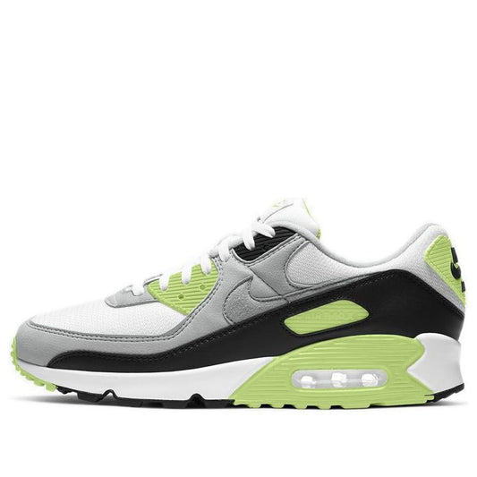 Air Max 90 'Lime' White/Light Smoke Grey/Black/Particle Grey CW5458-100