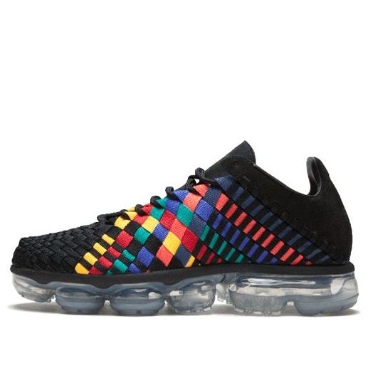 Nike Air VaporMax Inneva 'Rainbow' Black/Black-Glacier Blue-Laser Orange AO2447-001
