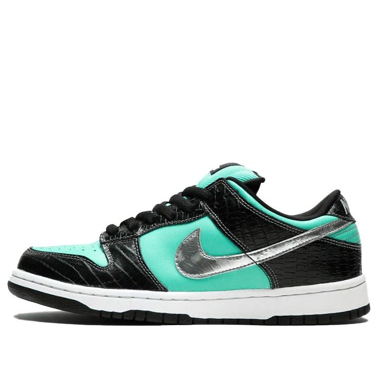 Nike Diamond Supply Co. x Dunk Low Pro SB Skateboard 'Tiffany' Aqua/Chrome 304292-402