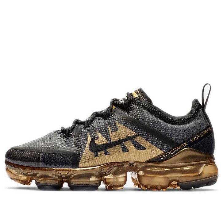 Nike Air VaporMax 2019 GS 'Black Gold' Black/Black-Metallic Gold AJ2616-004