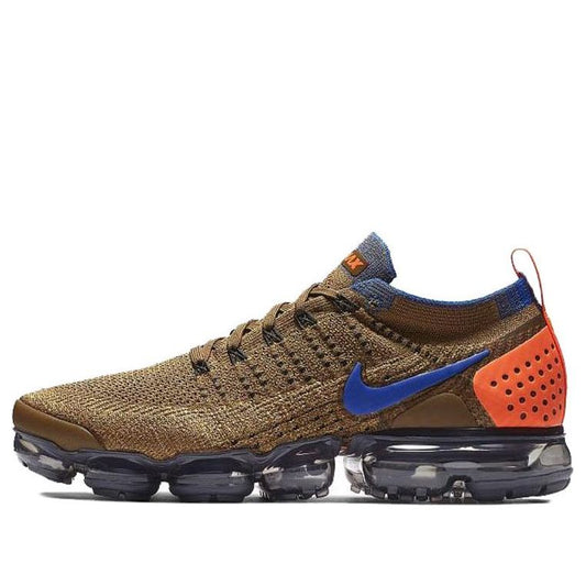 Nike Air VaporMax Flyknit 2 Golden Beige Racer Blue 942842-203