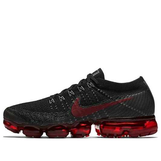 Nike Air VaporMax Flyknit Black Varsity Red 849558-013