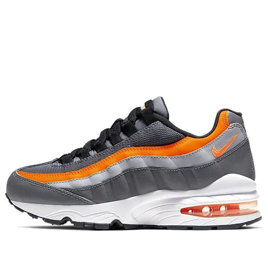 Nike Air Max 95 GS 'Grey Total Orange' Dark Grey/Black/Wolf Grey/Total Orange 905348-033