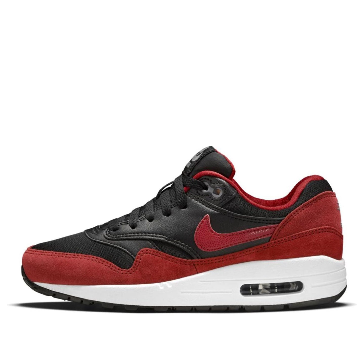 Nike Air Max 1 GS 'Bred' Black/White/Cool Grey/Gym Red 555766-048