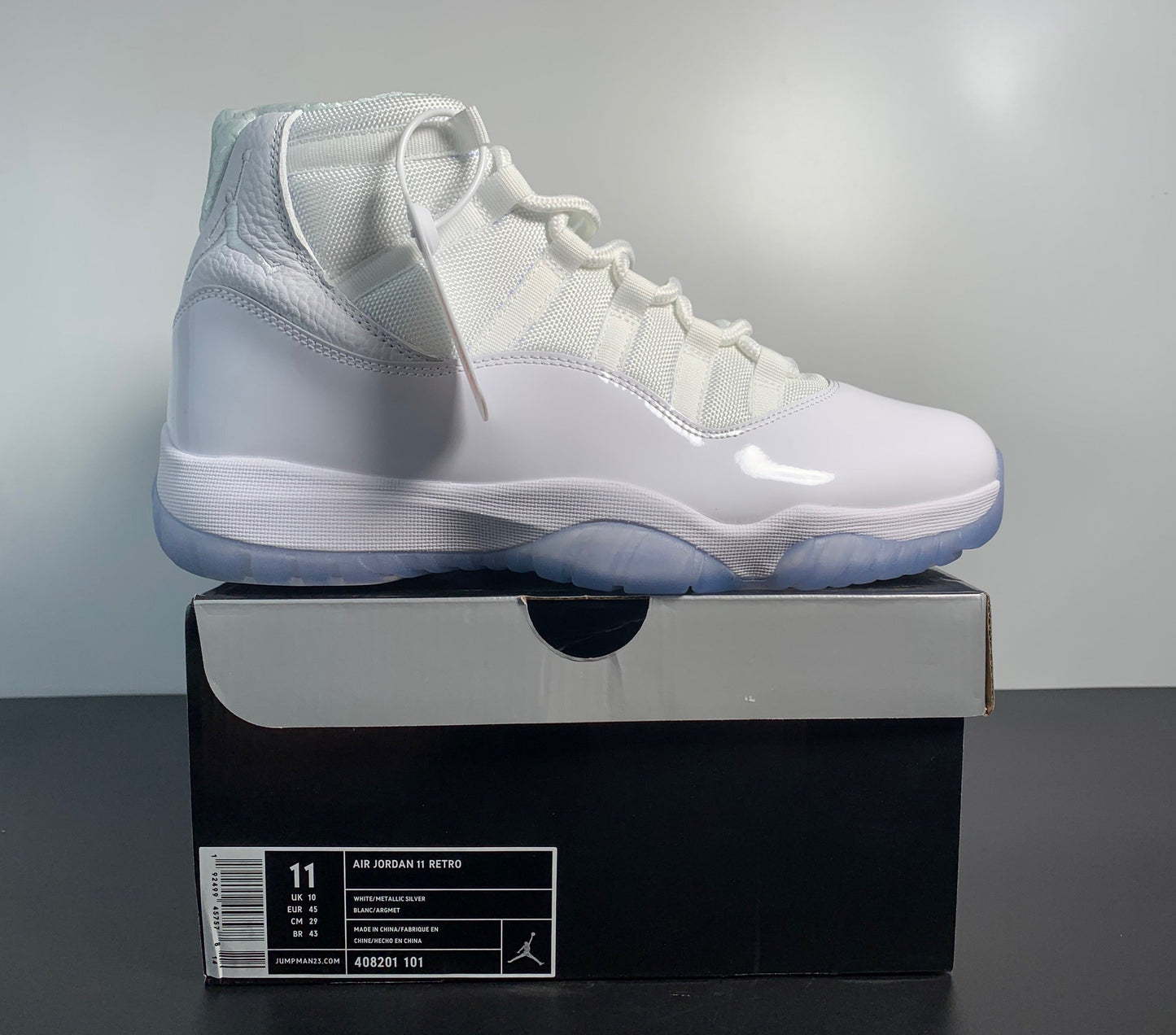 Air Jordan 11 Retro 'Silver Anniversary' 408201-101