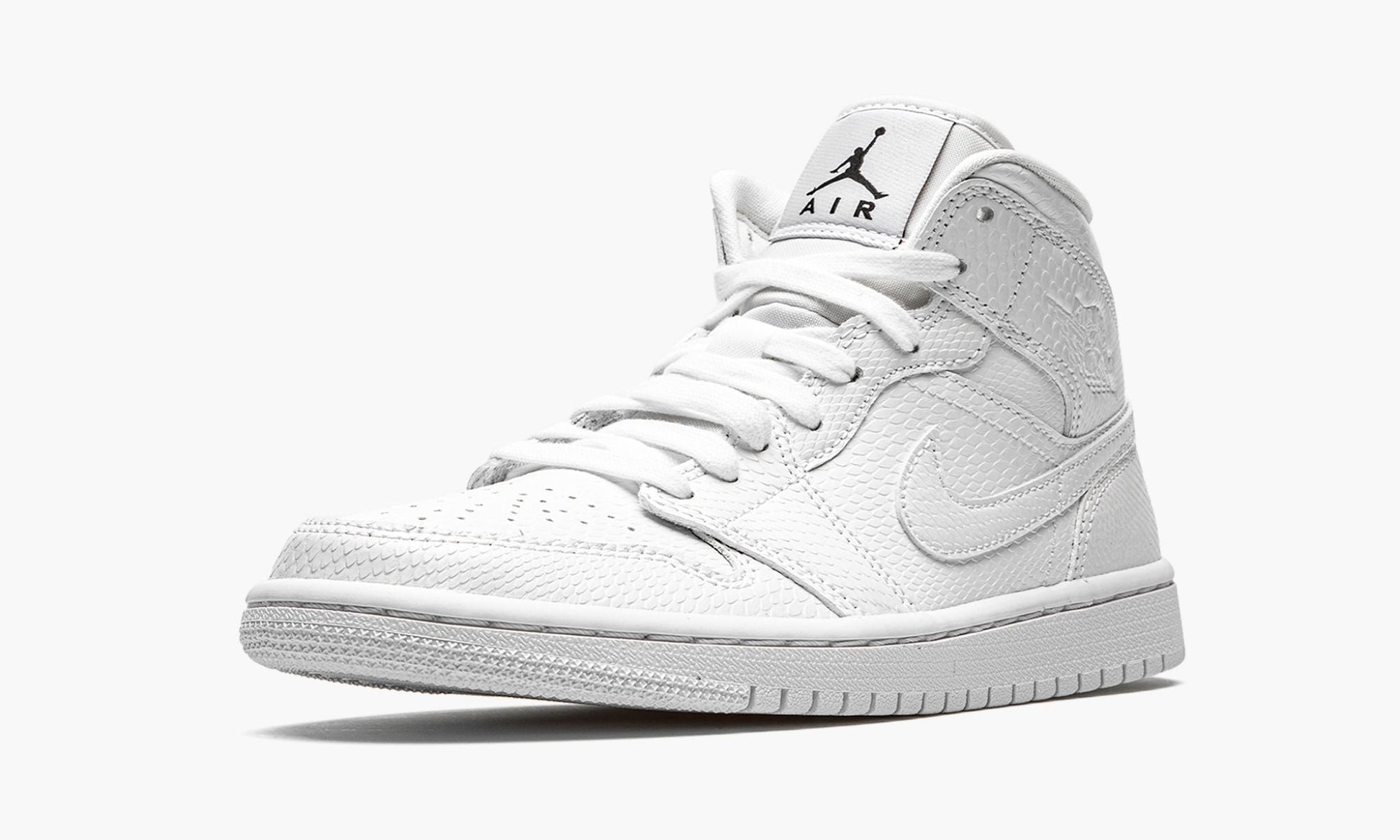 WMNS Air Jordan 1 Mid "White Snakeskin"