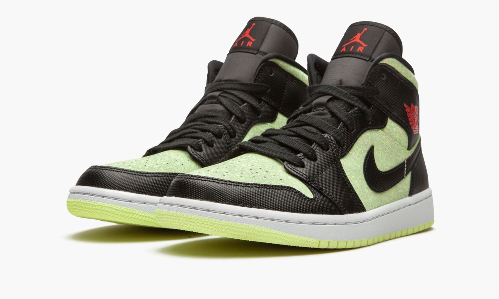 WMNS Air Jordan 1 Mid SE "Barely Volt / Chile Red"