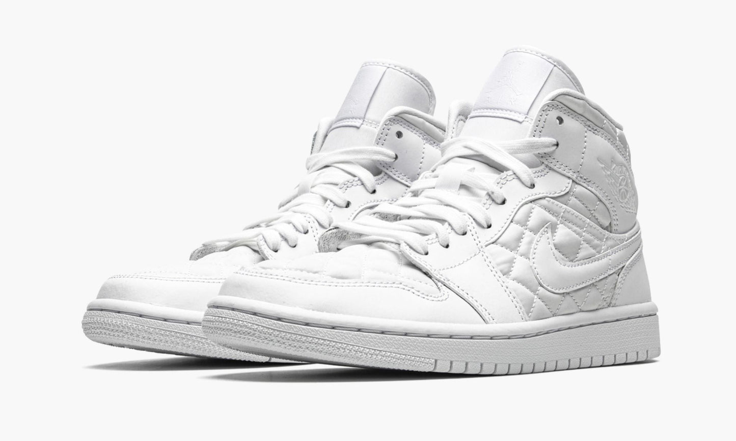 WMNS Air Jordan 1 Mid "Quilted White"