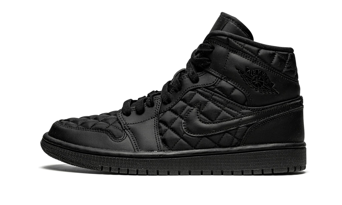 WMNS Air Jordan 1 Mid Quilted "Black"