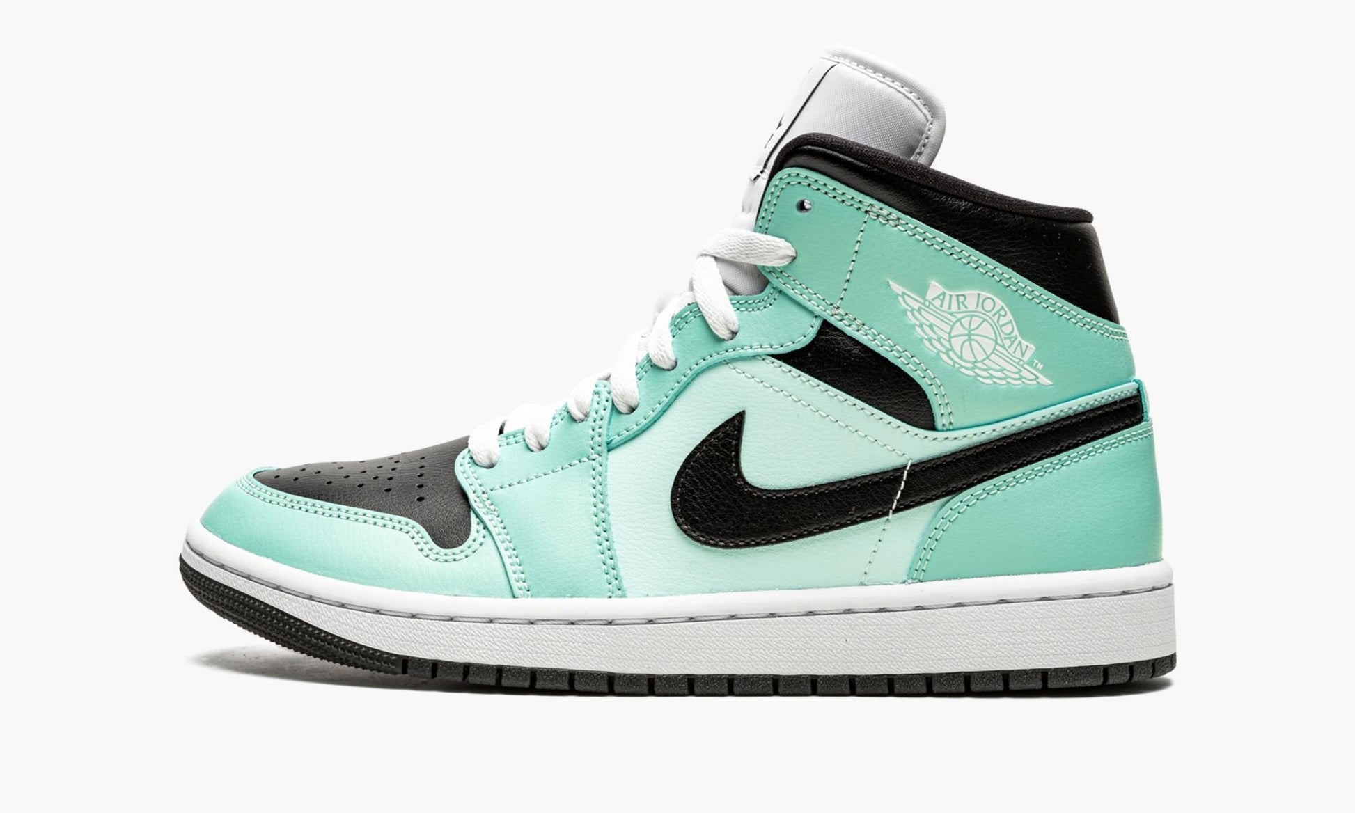 WMNS Air Jordan 1 Mid "Aqua Black"