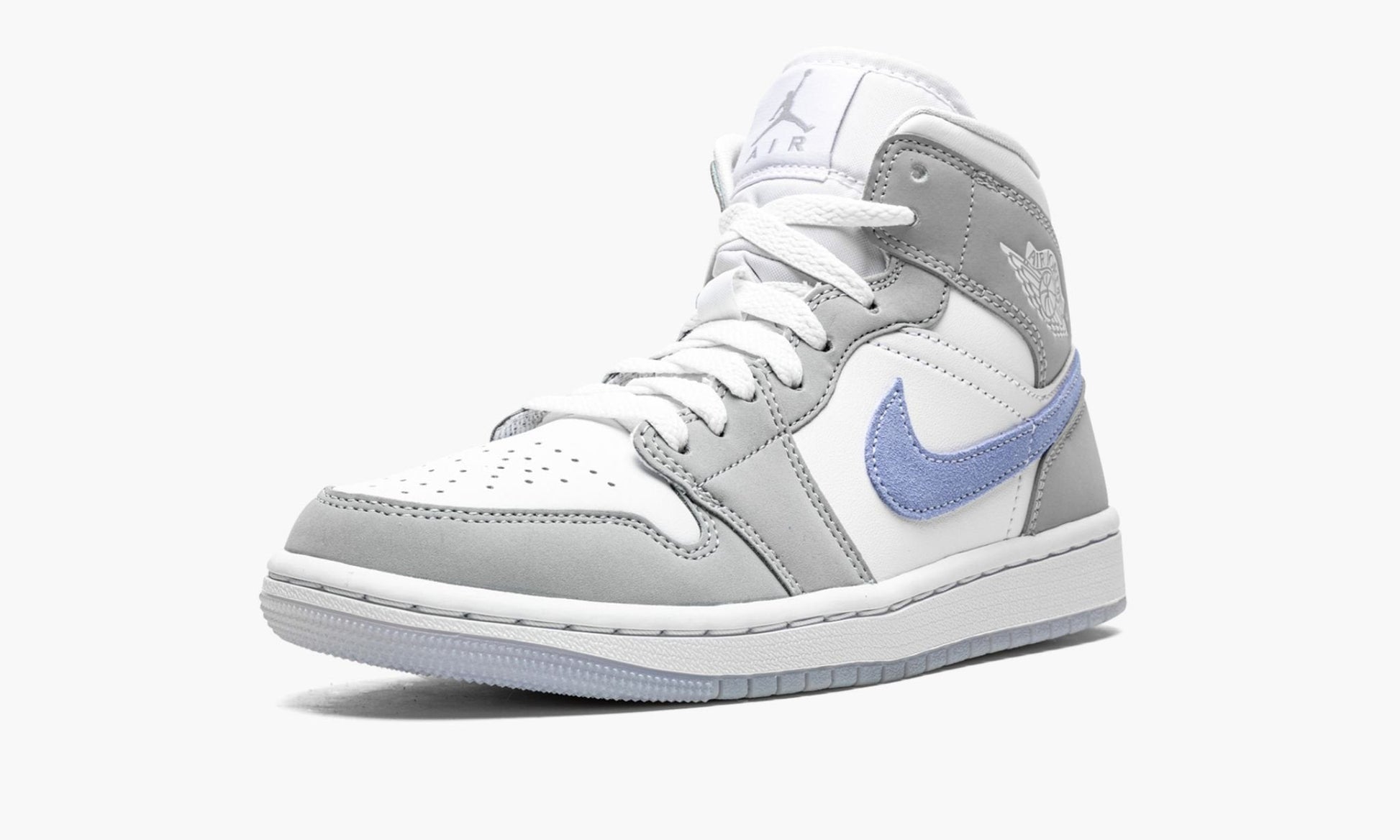 WMNS Air Jordan 1 Mid "Wolf Grey / Aluminum"