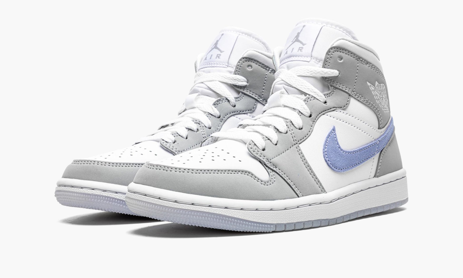 WMNS Air Jordan 1 Mid "Wolf Grey / Aluminum"