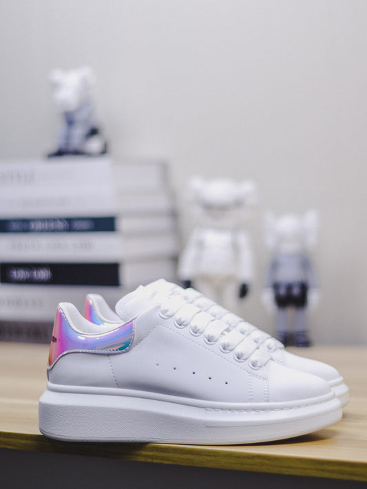 Alexander McQueen SHOCK PINK sole sneakers