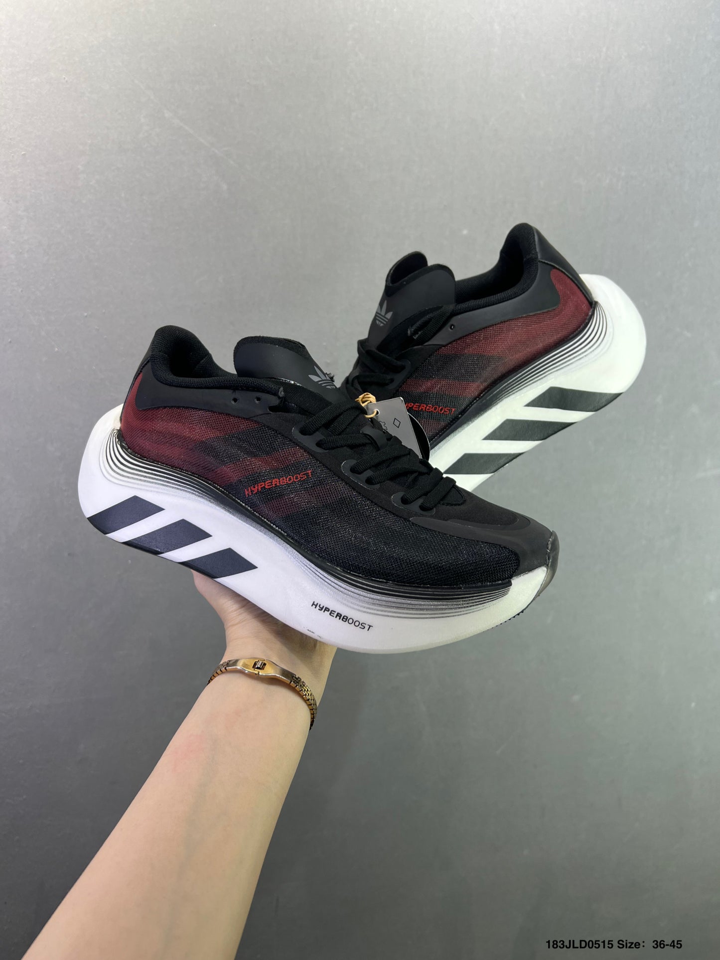 Adidas Hyperboost EDGE Sneaker Black KZ8509