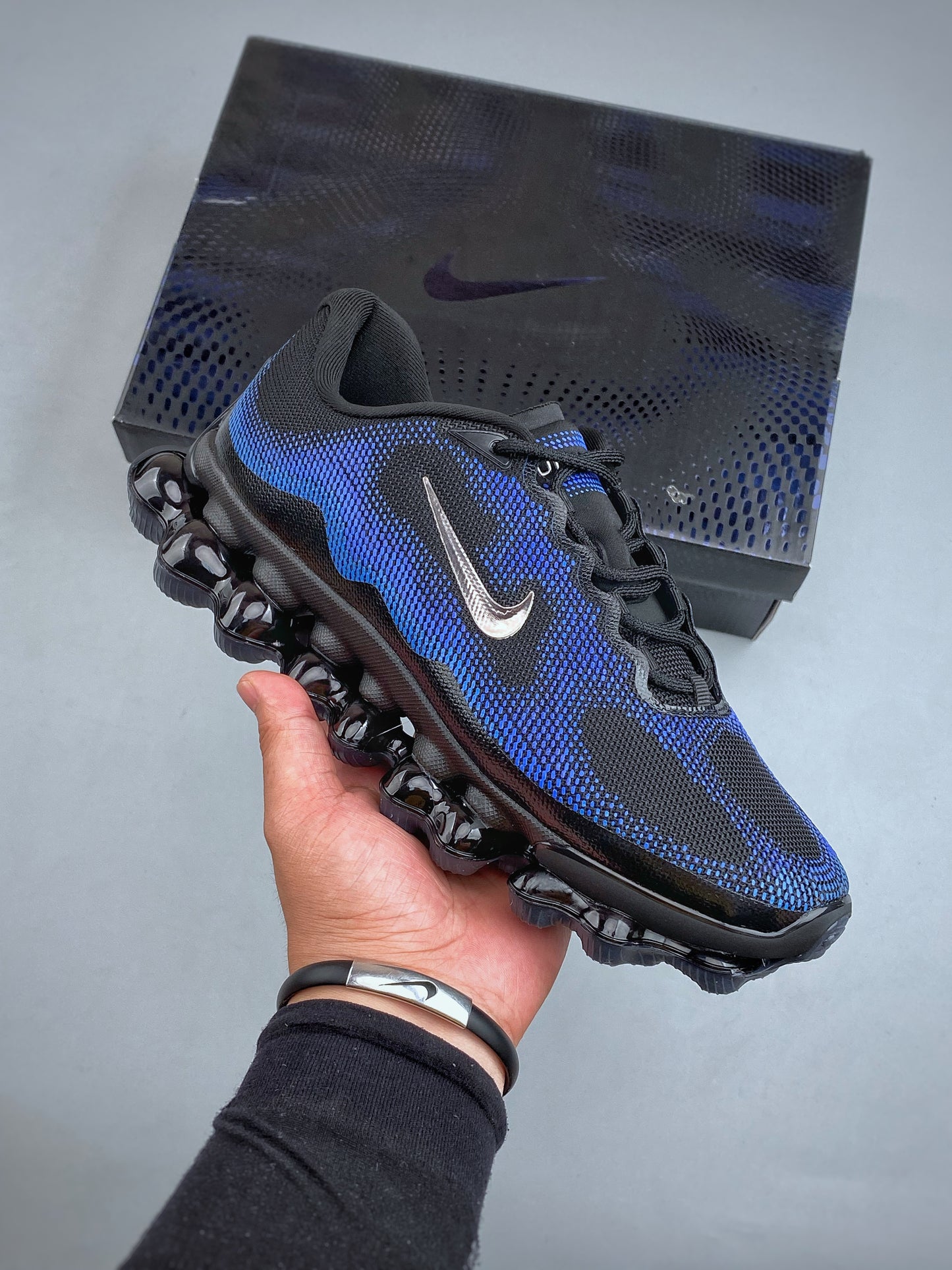 Nike AIR LIQUID MAX Black Blue IQ7634 009