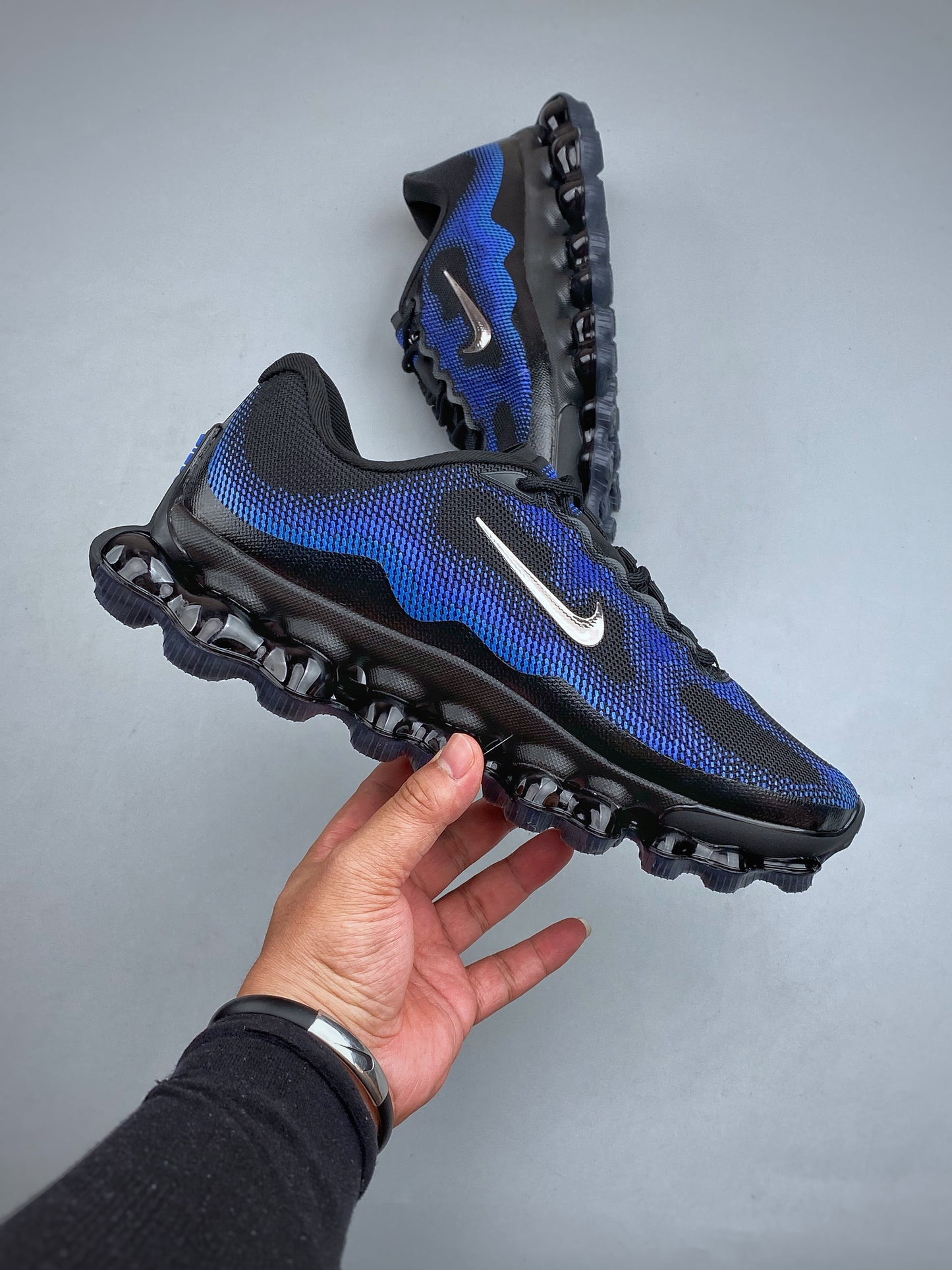 Nike AIR LIQUID MAX Black Blue IQ7634 009
