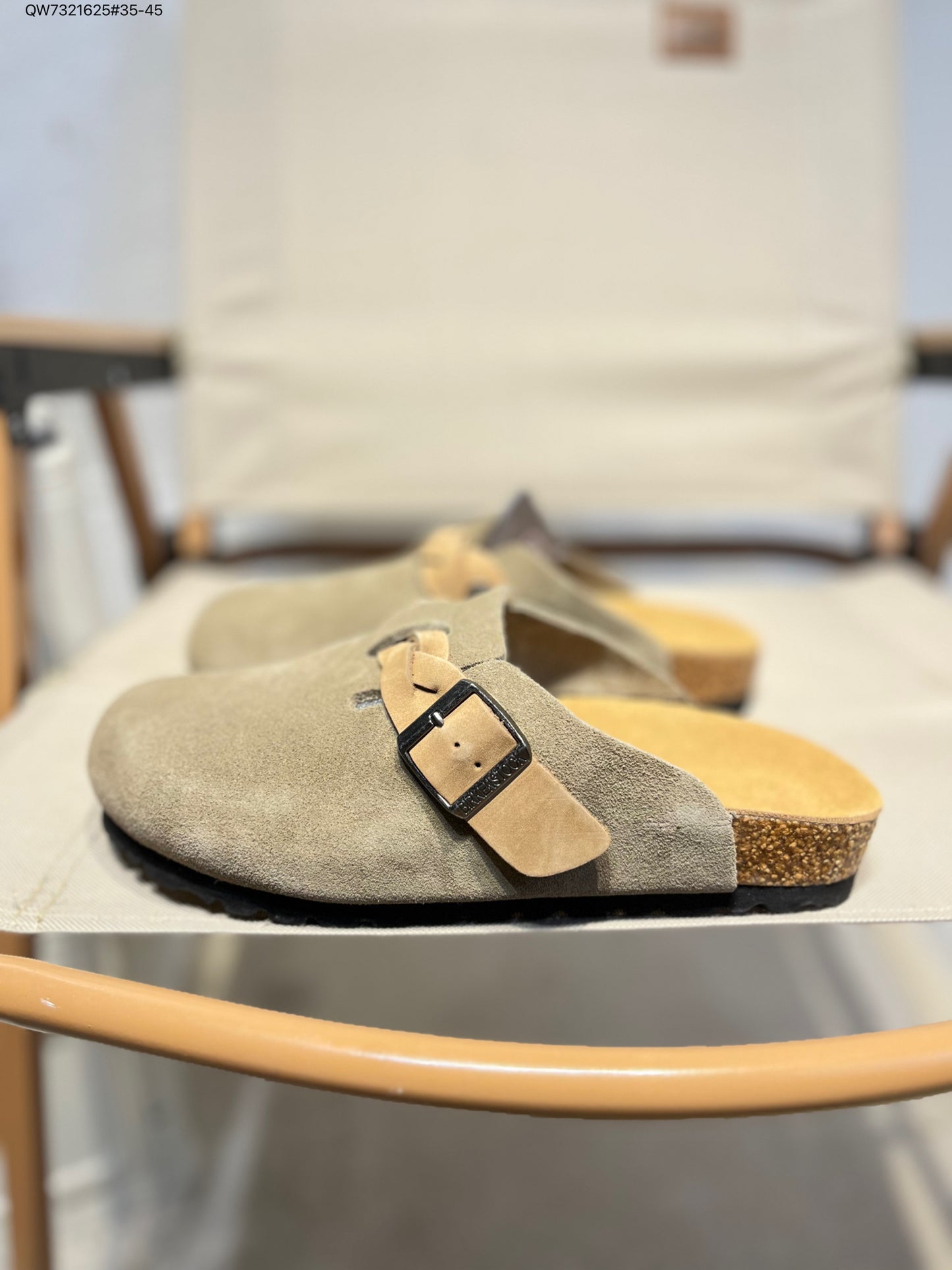 Birkenstock London Suede Leather Brown 0560672 QW7321625
